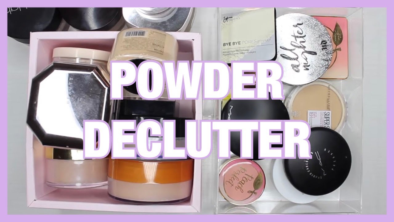 POWDER DECLUTTER | COSMOBYCONNIE