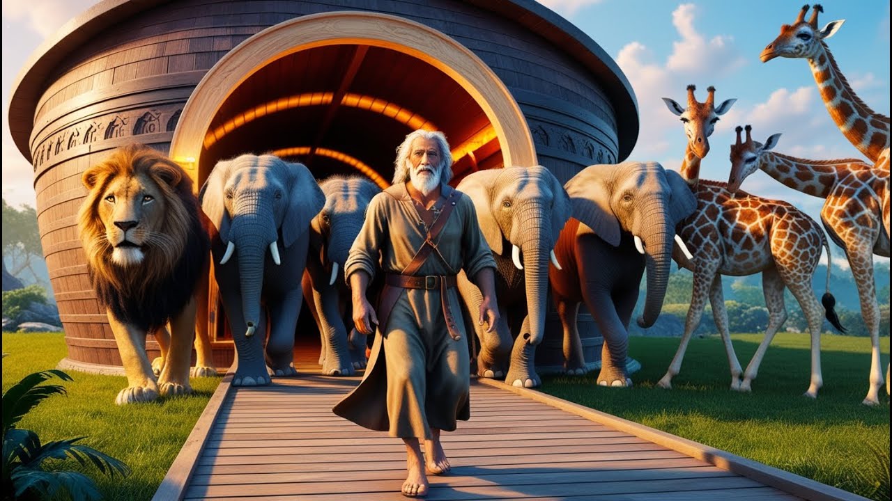 Noah's Ark: Bible Stories for Kids | Fun Animation & Life Lessons 🌈🐘🕊️ ...