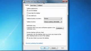 Make Taskbar Smaller Like Windows Xp