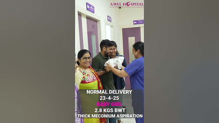 #NormalDelivery | Baby Girl | Thick Meconium Aspiration | #amvi #amvihospital #drshaivalini