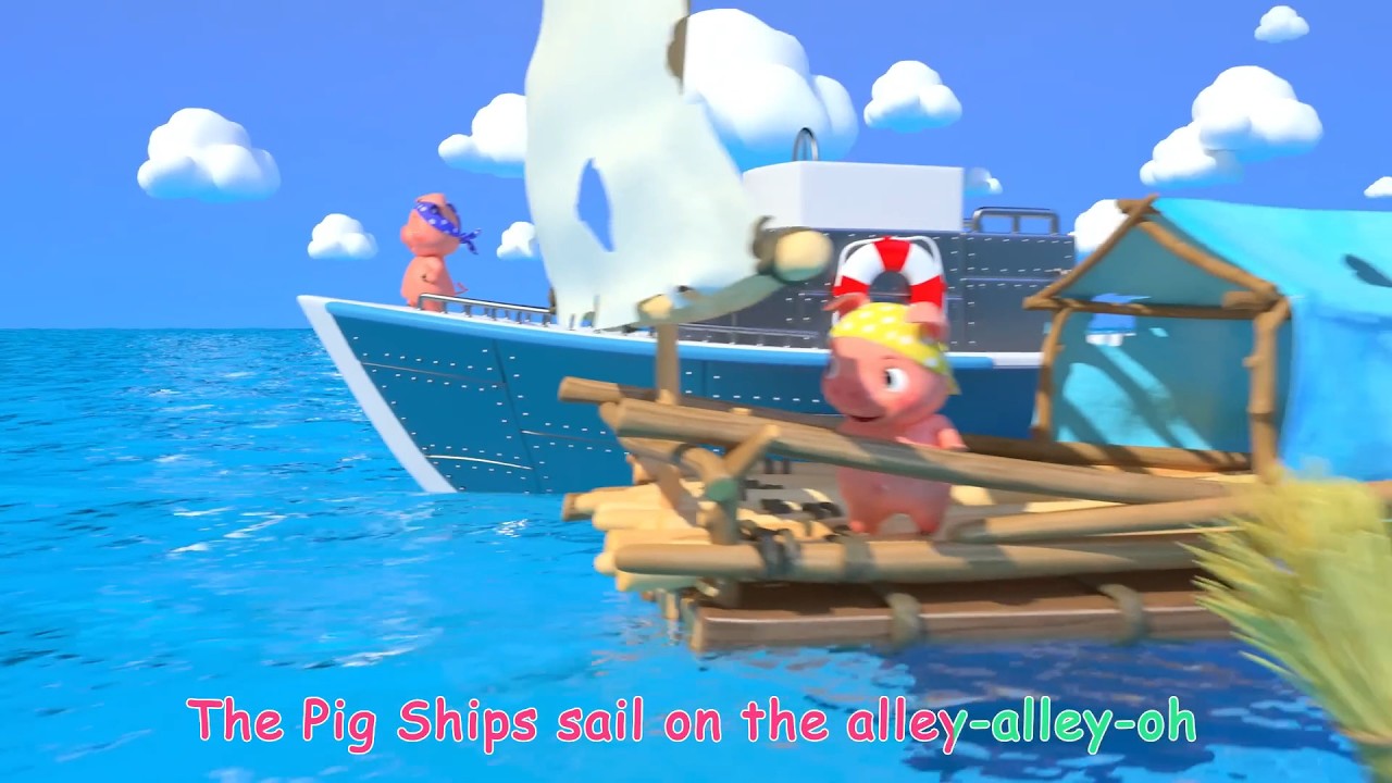 The Pig Ship Sail on the alley alley oh x4 screen Sponsored by Gamavision Csupo Effects