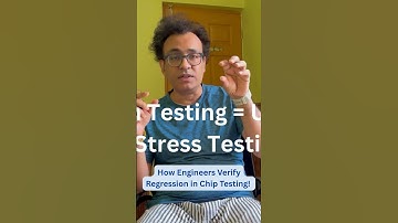 How Engineers Verify Regression in Chip Testing! 🛠️📈 | VLSI | Subhasish Chakraborti