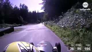 Ffestiniog Soapbox / Speeddown cartie at Dalby Forest