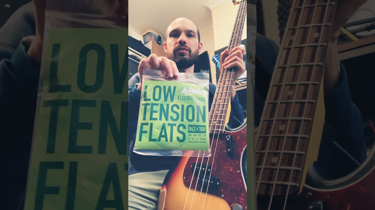 Лучшие струны с плоской обмоткой для бас-гитары (для меня!) ​@labellastrings1913 