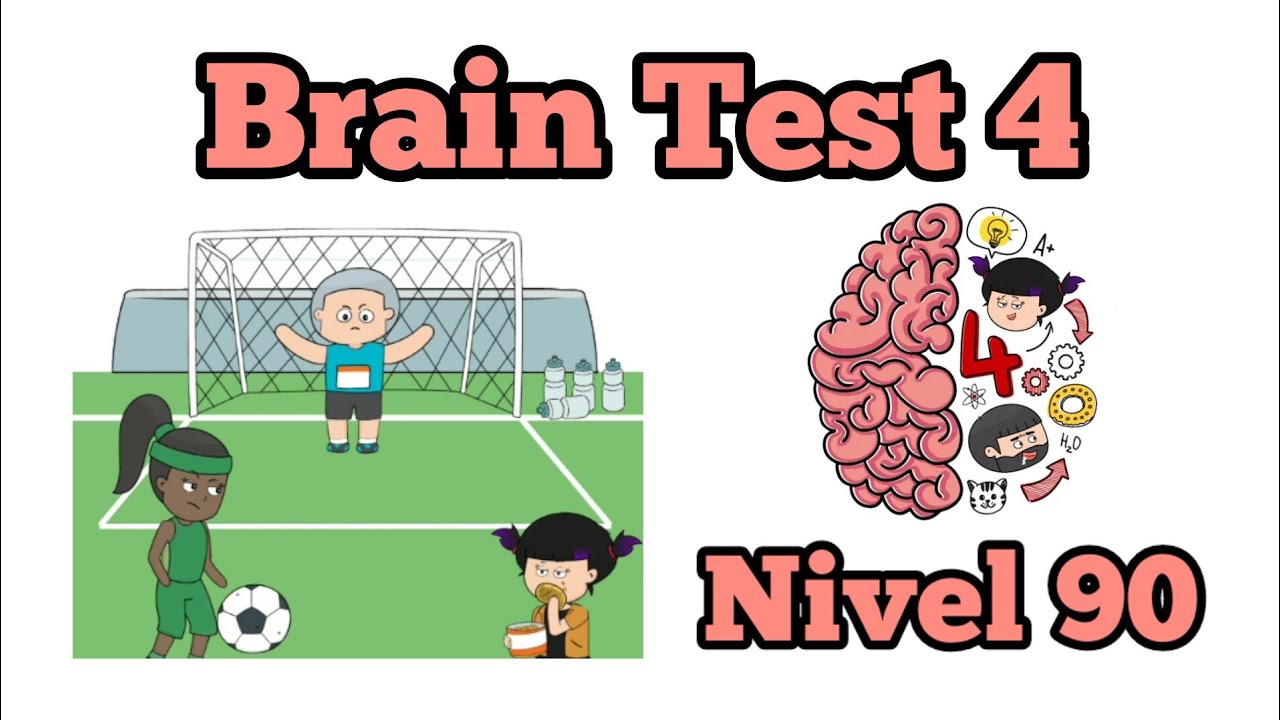 Brain Test 4: Tricky Friends - Solución Nivel 90: Jenny Debe Marcar Un Gol.