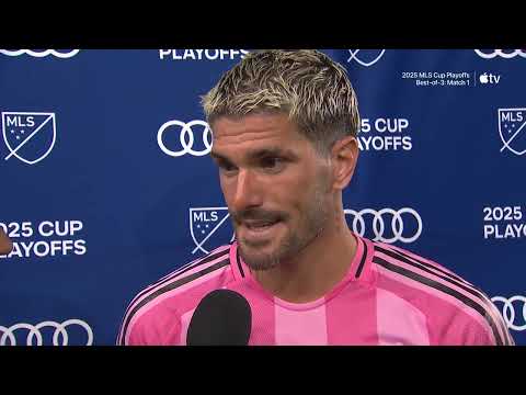 Rodrigo de Paul Postgame After Miami's Opening 2025 Audi MLS Cup Playoffs Victory