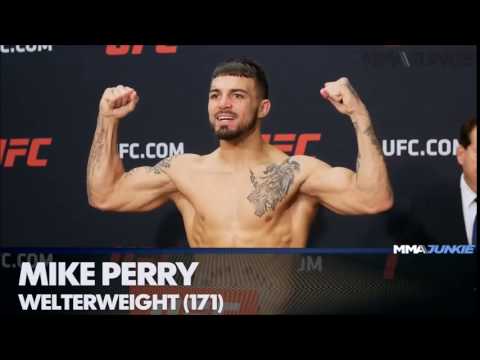 Mike Perry Weigh In Shriek