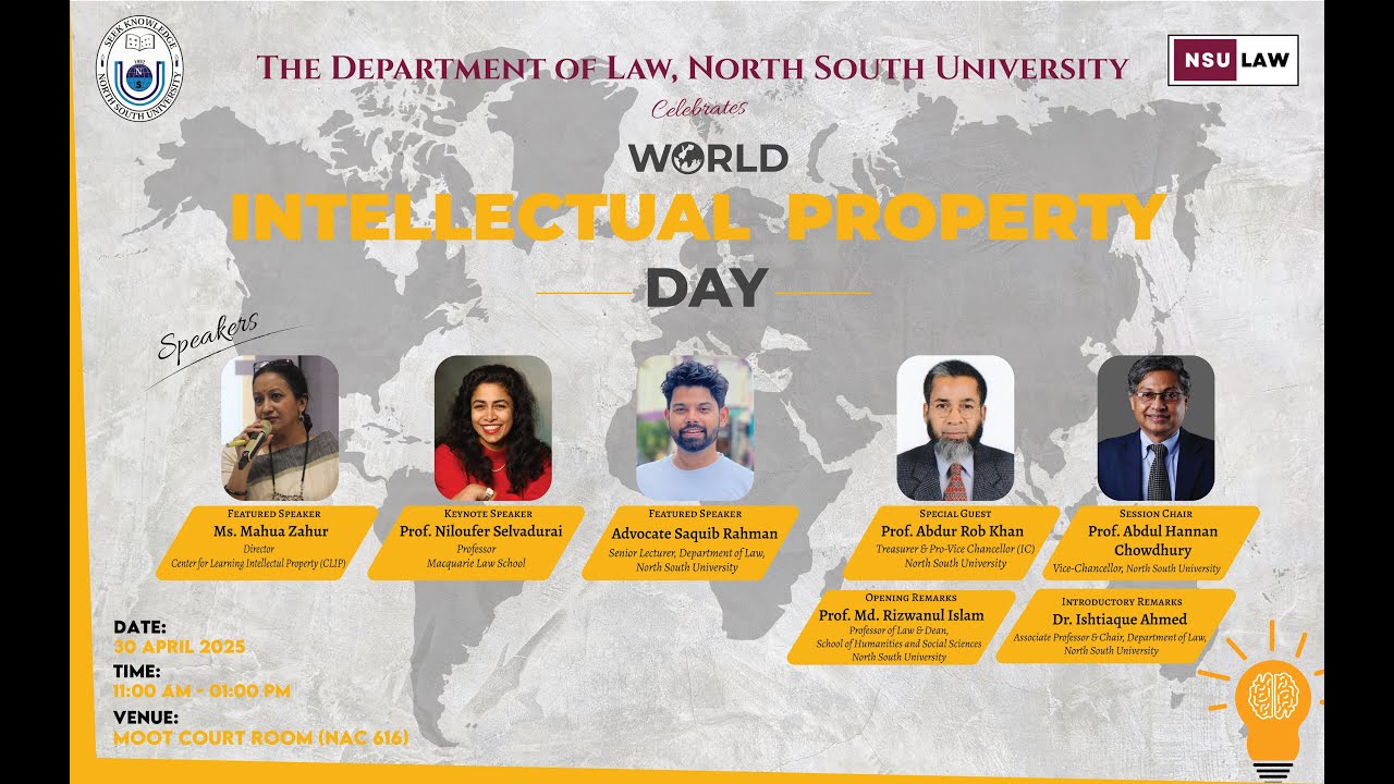 NSU Department of Law Celebrates World Intellectual Property Day