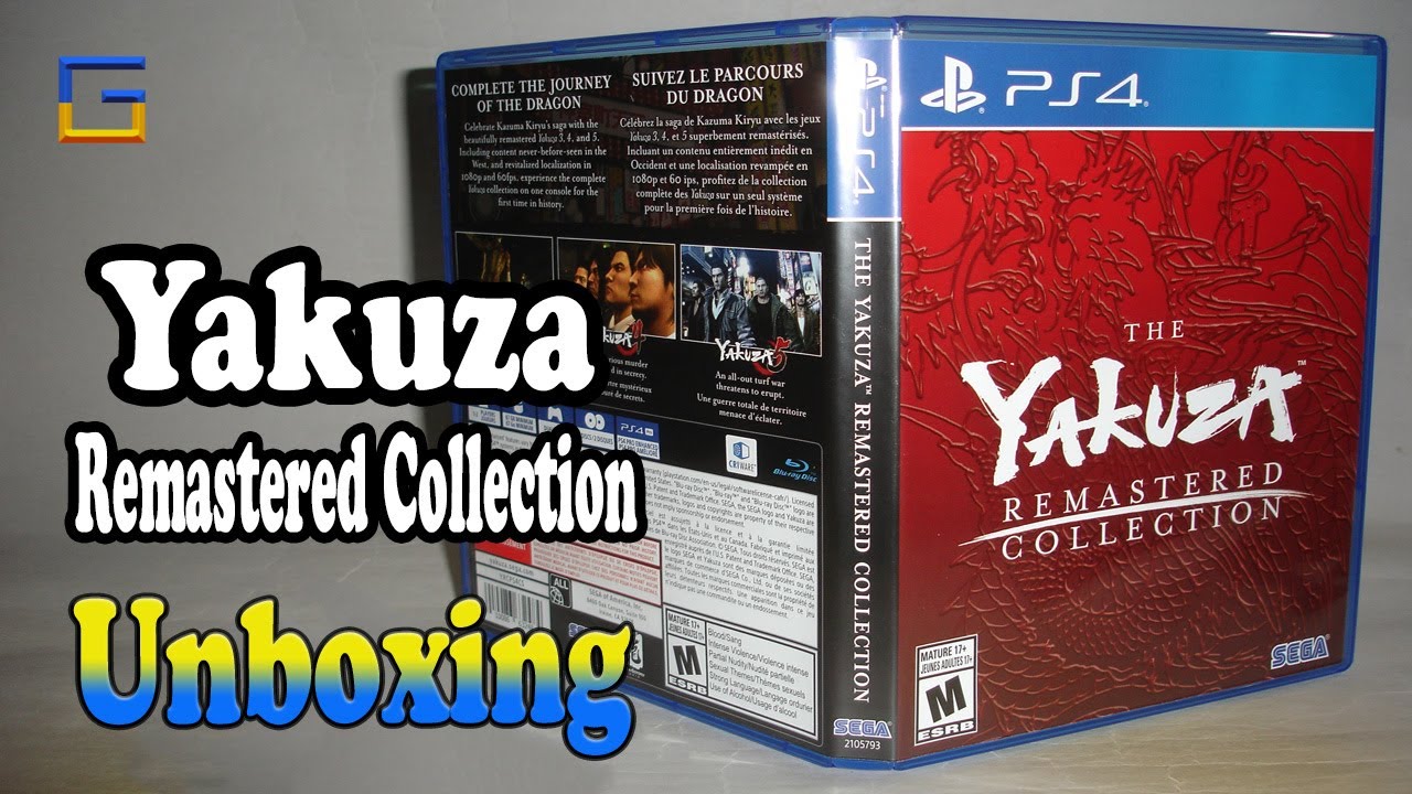 The Yakuza Remastered Collection PS4 Unboxing Overview - YouTube