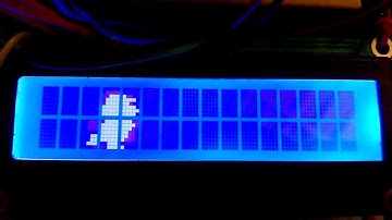 16x2 LCD 8 bit Mario animation