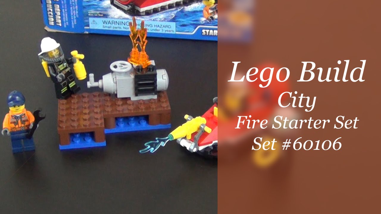Let's Build - Lego City Fire Starter Set #60106 - YouTube