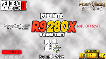 R9 280X + i5 10400F - Test in 9 Games in 2025