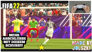 FIFA 22 | BESSERE ABSCHLÜSSE mit dem SUPER LUPFER  Skill Tutorial Deutsch mit Handcam