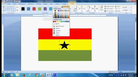 How to Draw shapes in MS word