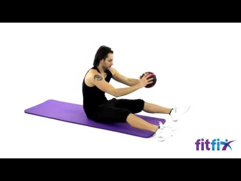 DIAGONAL SIT UP FX - Gym Exercise Tutorial