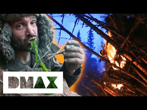 Ed Manages To Thrive In Norway Despite Setting His Shelter On Fire | Marooned With Ed Stafford