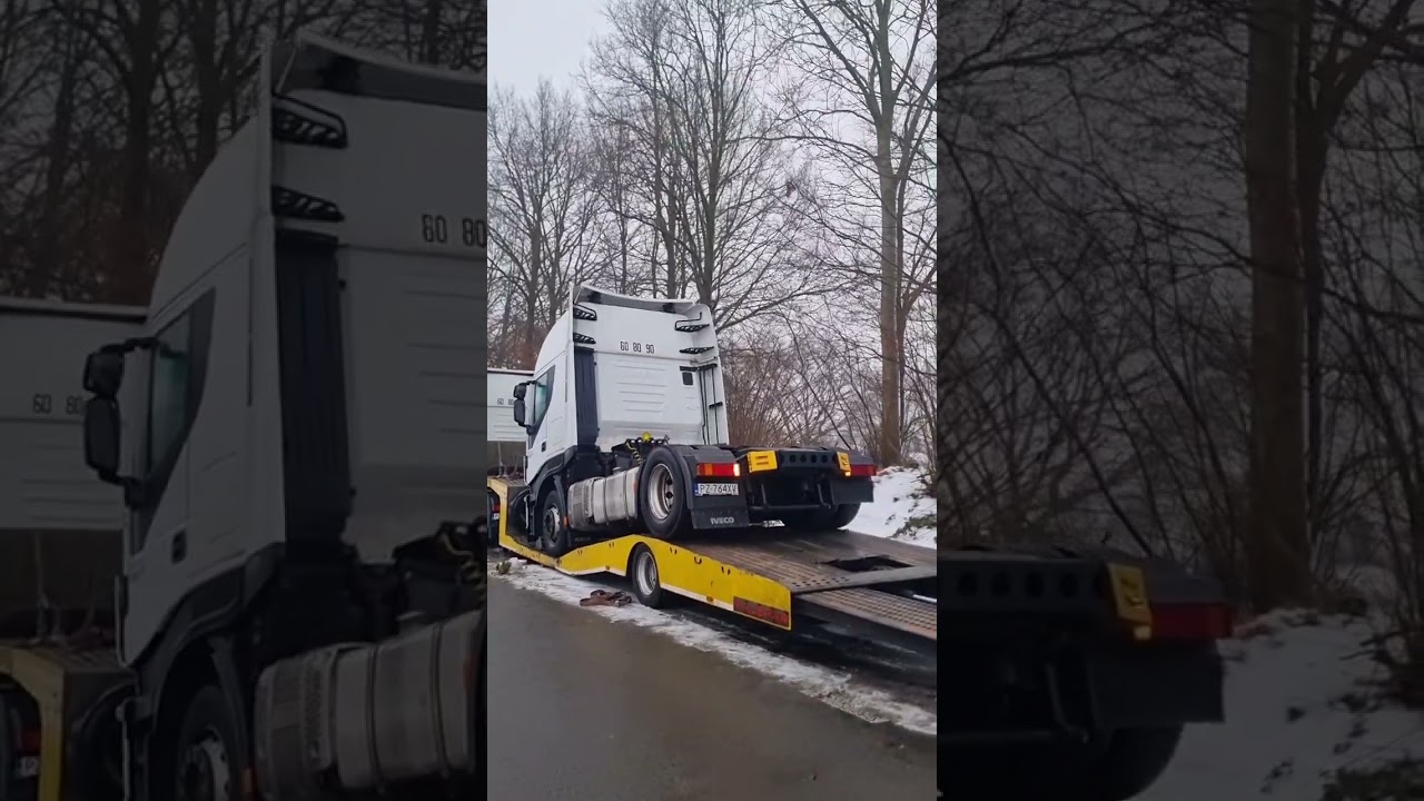 Truck transport with a Semi trailer @ Holland 🇳🇱 