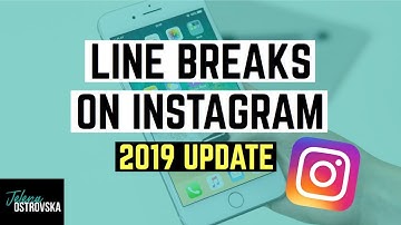 How to Create Spaces in Your Instagram Captions (2019 UPDATE)