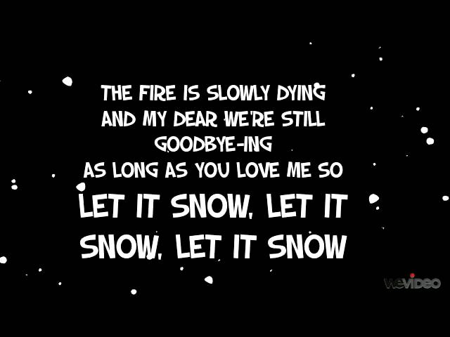 Let It Snow- Michael Buble Lyrics class=