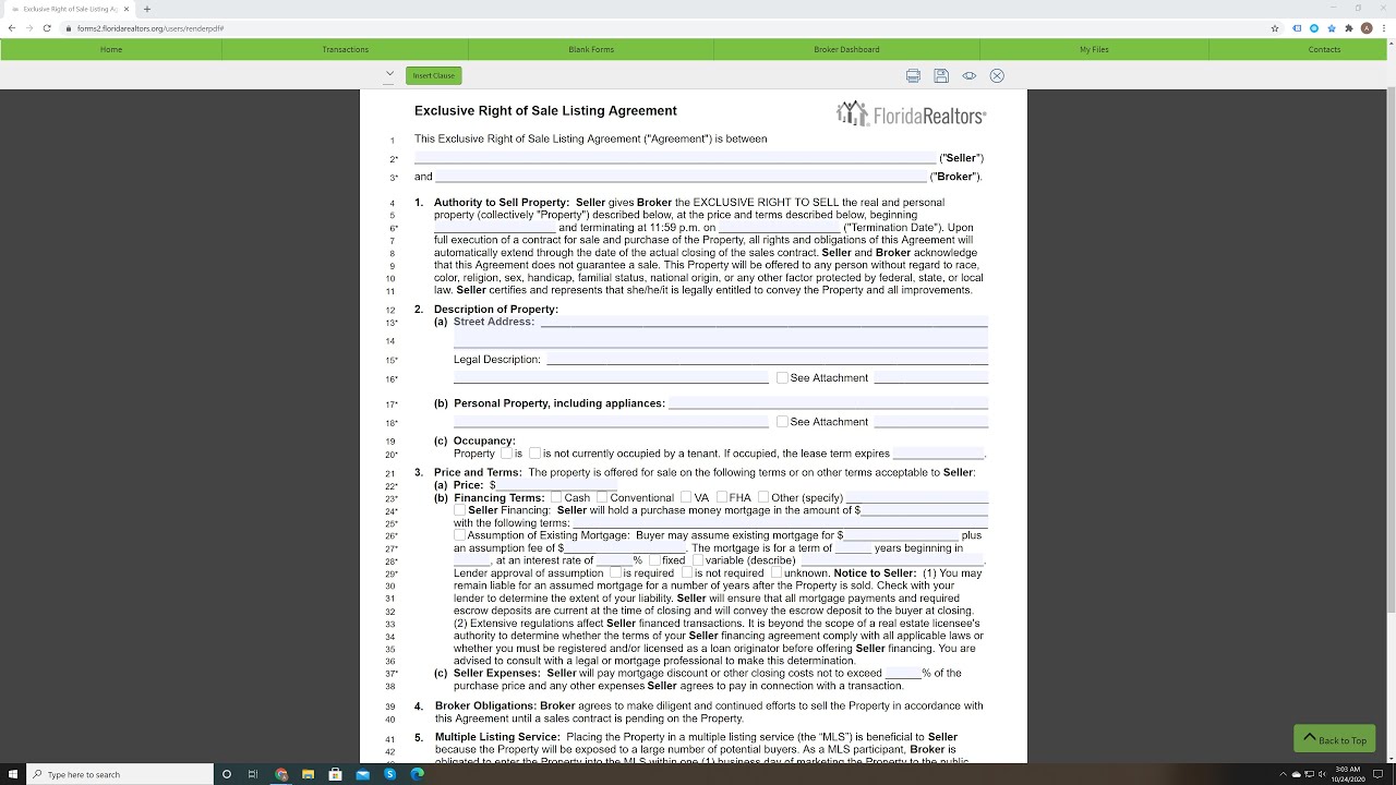 Соглашение о листинге с эксклюзивным правом продажи, брокер по сделкам (обучающее видео Nizz Real...