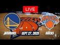 NBA LIVE! New York Knicks vs Golden State Warriors | September 27, 2025 | Warriors vs Thunder 2K