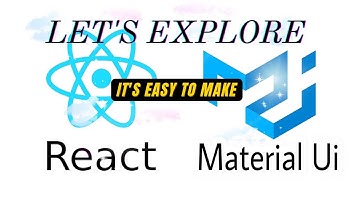 Simple Web Page | With Using | ReactJS | Material UI |