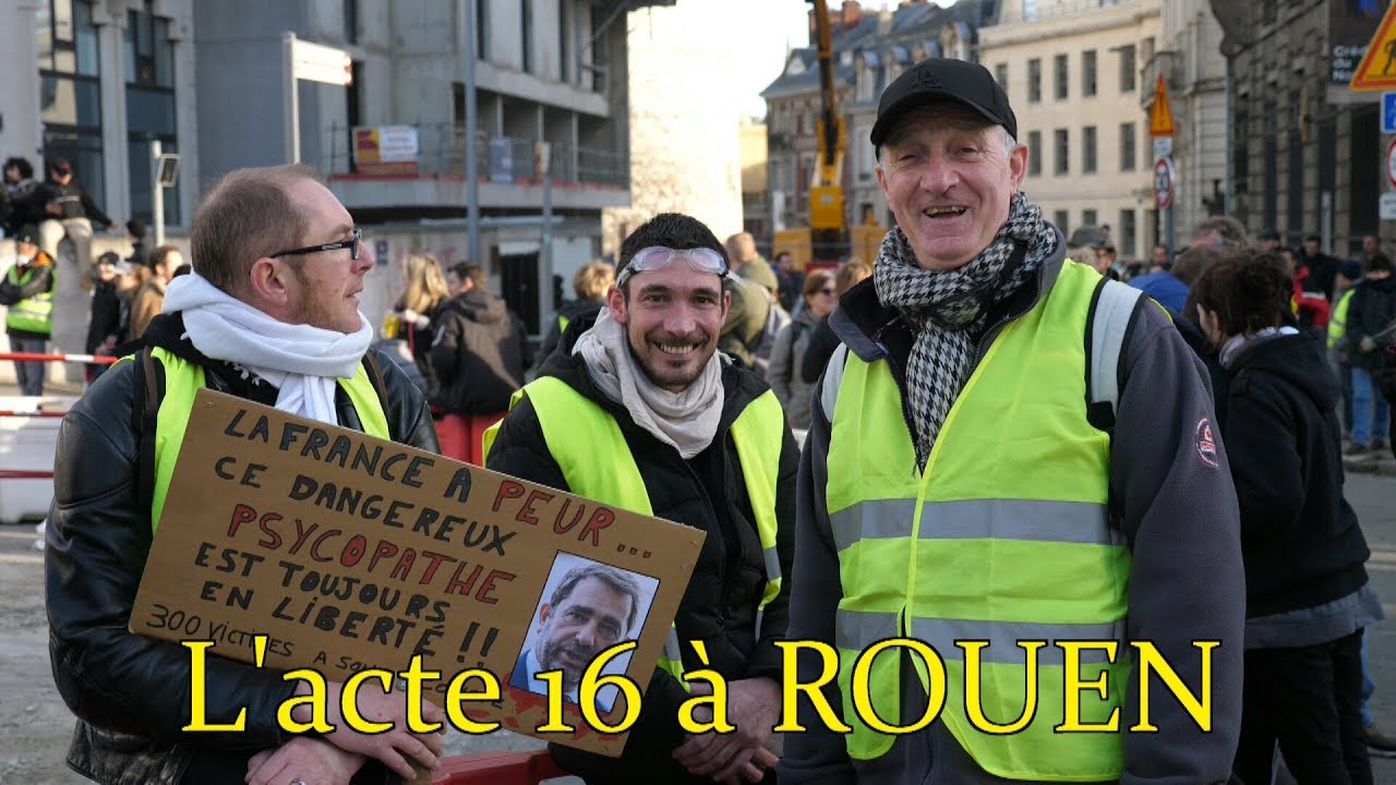 Gilets Jaunes Rouen Acte 16