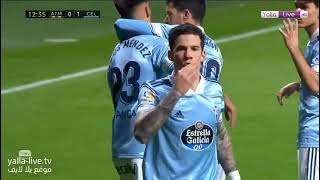 Santi Mina Goal Vs Atletico Madrid - Celta Vigo 1-0 Atletico Madrid Laliga 08022021