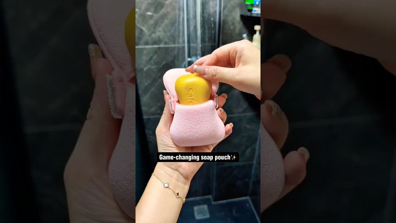 This Bath Soap Pouch Will Change Your Life