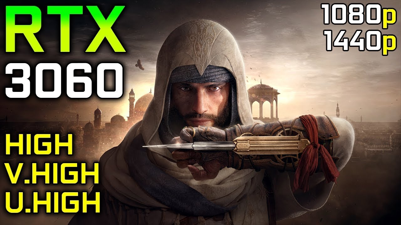 Assassin's Creed Mirage on RTX 3060 12GB | 1080p - 1440p | 2023