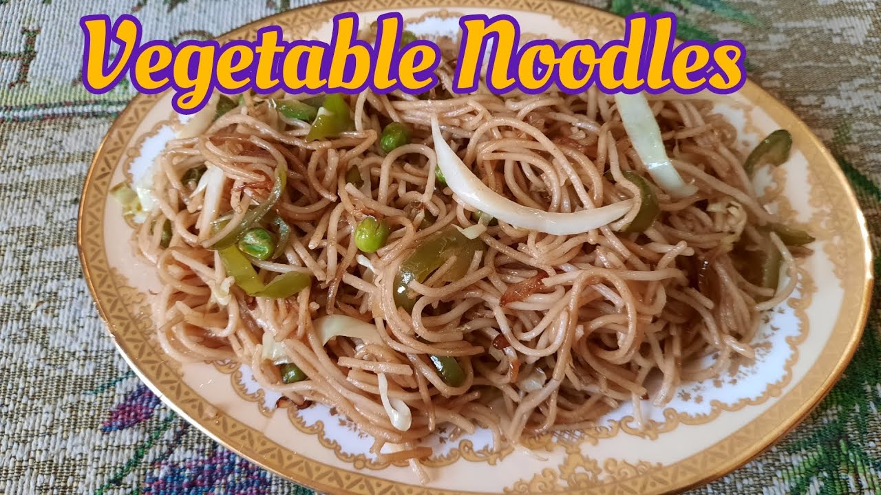 Vegetable Chowmein Recipe Veg Noodles Chinese Noodles Quick
