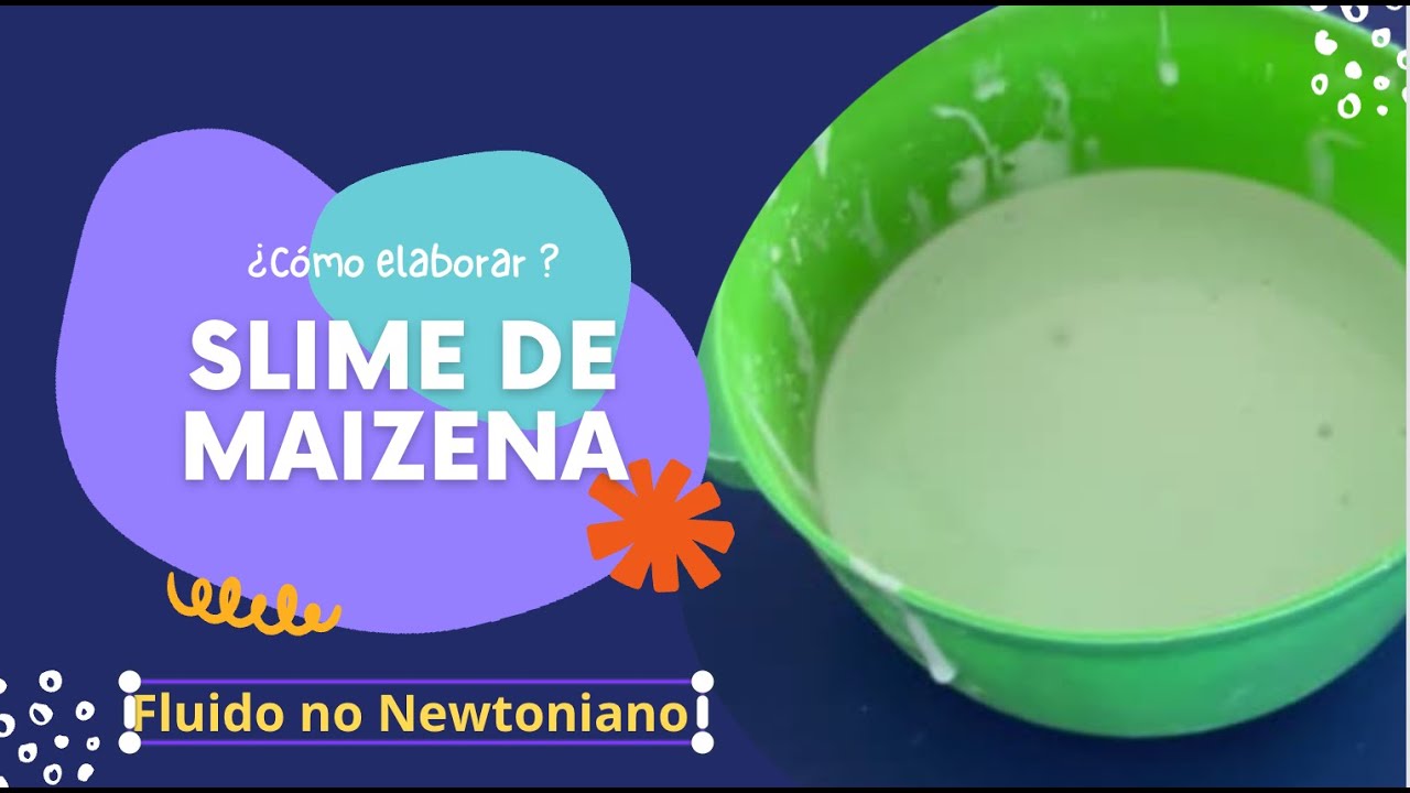 Cómo hacer tu propio SLIME DE MAIZENA (fácil) - YouTube