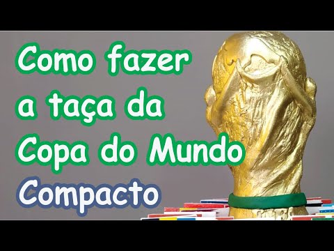 Como fazer a Taça da copa do Mundo - compacto @DeliciasCaseirasOsasco