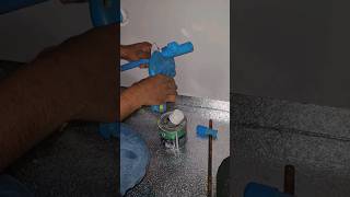 how to pvc valve, female tee and female elbow fitting #video #tips #work #plumber #shorts