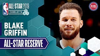 Blake griffin, from the detroit pistons has been named a reserve for
2019 nba all-star game. let's take look at his best highlights 2018-19
nb...