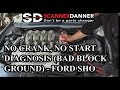 No crank, no start diagnosis (bad block ground) - Ford SHO