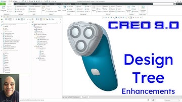 Creo Parametric 9.0 - Design Tree Enhancements