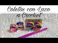 Coletas con mini Lazo a Crochet, modo principiantes 💯