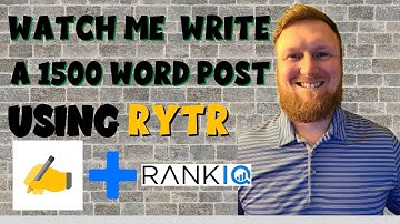 Long Form Content Creation with Rytr - Watch Me Write a 1500 Word Post Using AI
