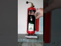 Homemade minibar made from old fire extinguisher