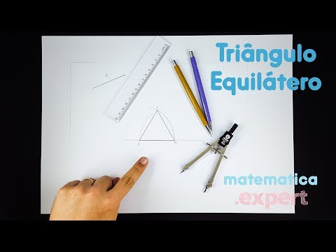 Vídeo: Como Desenhar Um Triângulo Equilátero