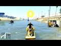 Gta v online  skill test de jet ski horroroso