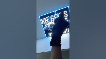 Zanvis Neon | Painting Company Neon Sign #shorts