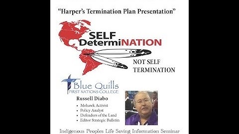 BQFNC Presents: Russell Diabo on Termination Plan