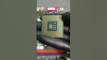 CPU Installation Intel Pentium E7500 #shorts