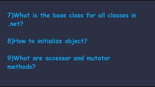 Accessor and mutator methods,  object initializing mechanisms in C# Net -Part3 by GSLP