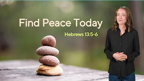 Devotional Sharing - Finding Peace Beyond Finance (Hebrew 13:5-6)