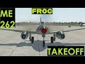 ME262 airfield takeoff under attack from P47D & A20B (IL-2 Bodenplatte)