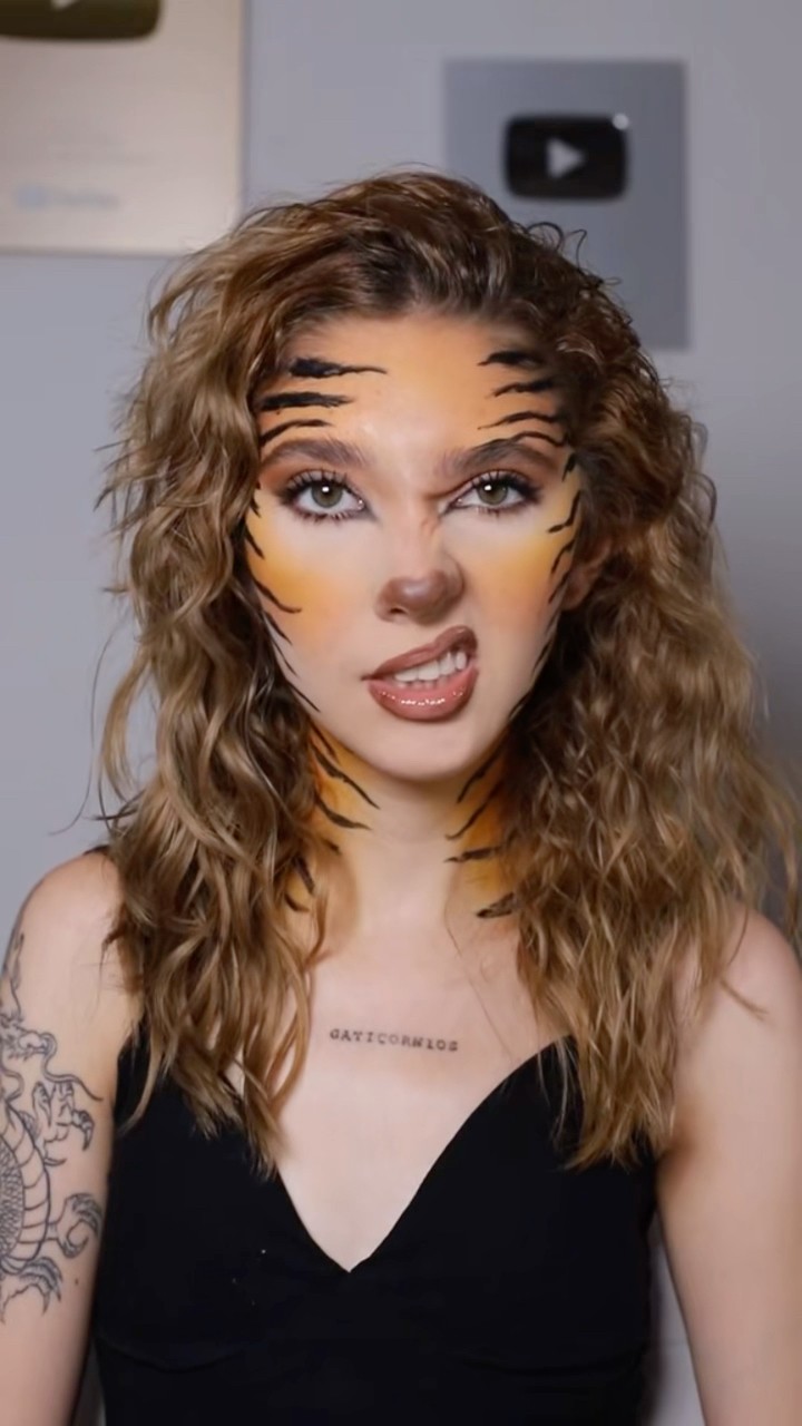 idea de maquillaje para Halloween ? #shorts #transition #halloween
