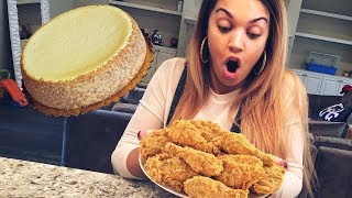 FRYING CHEESE CAKE CHICKEN | COOKING WITH THE PRINCE FAMILY (PART 32)